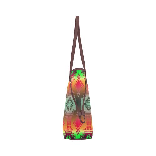 Gathering Sky Clover Canvas Tote Bag (Model 1661) Clover Canvas Tote Bag (1661) e-joyer
