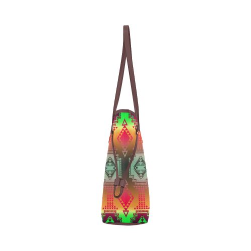 Gathering Sky Clover Canvas Tote Bag (Model 1661) Clover Canvas Tote Bag (1661) e-joyer