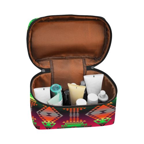 Gathering Sky Cosmetic Bag/Large (Model 1658) Cosmetic Bag e-joyer