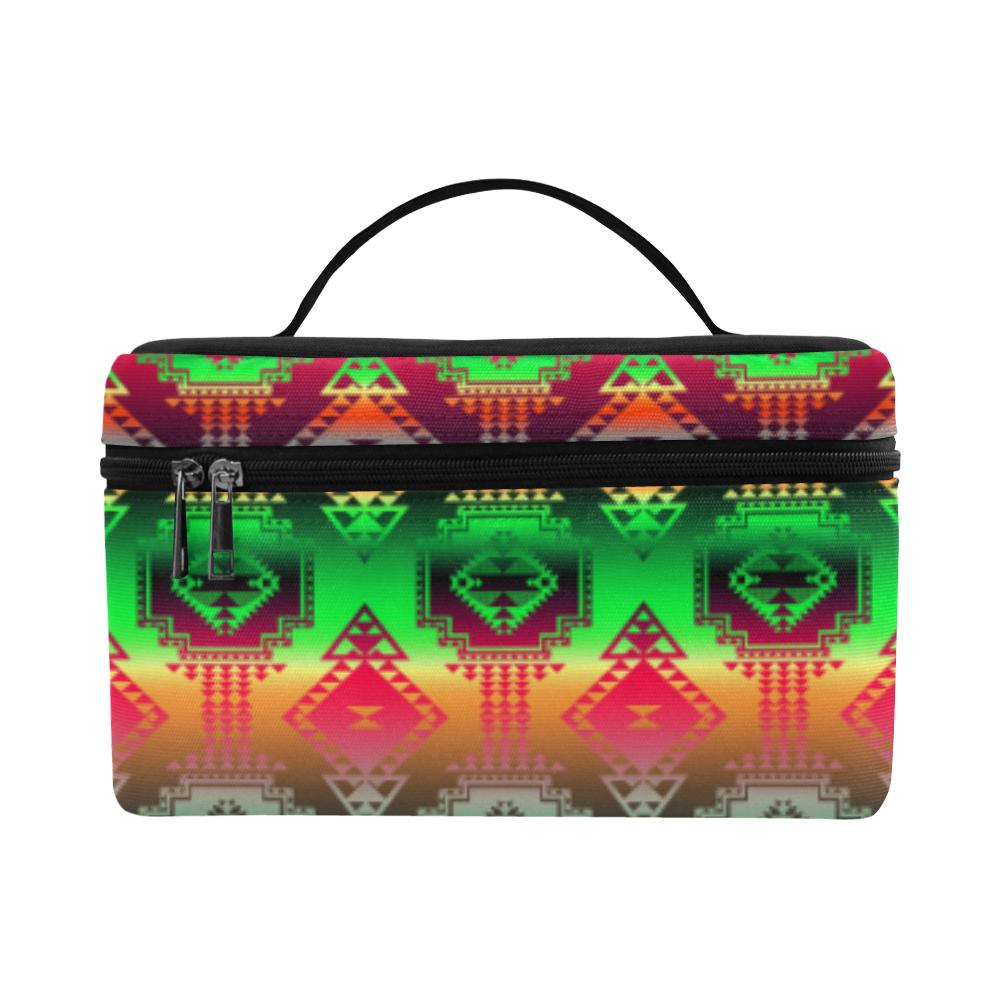 Gathering Sky Cosmetic Bag/Large (Model 1658) Cosmetic Bag e-joyer