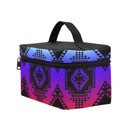Gathering Sunset Cosmetic Bag/Large (Model 1658) Cosmetic Bag e-joyer