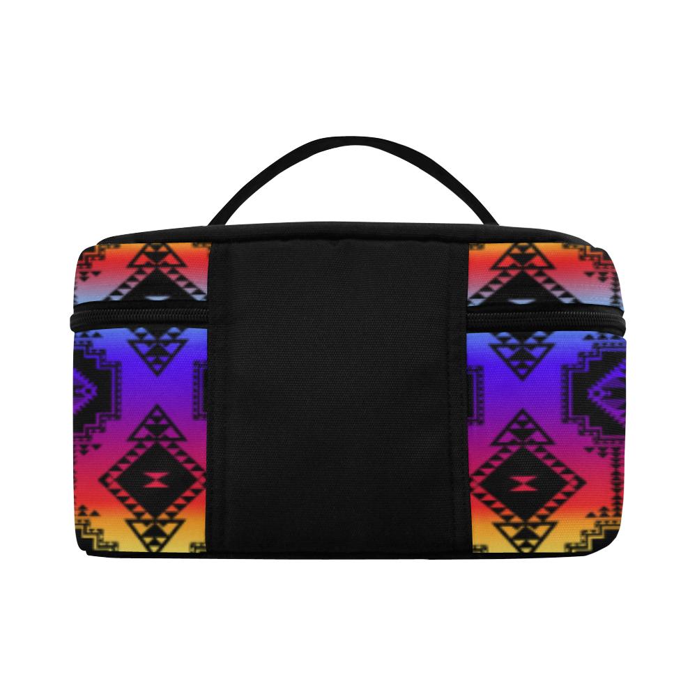 Gathering Sunset Cosmetic Bag/Large (Model 1658) Cosmetic Bag e-joyer