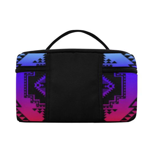 Gathering Sunset Cosmetic Bag/Large (Model 1658) Cosmetic Bag e-joyer