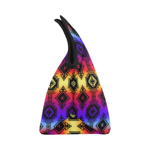 Gathering Sunset Neoprene Lunch Bag/Small (Model 1669) Neoprene Lunch Bag/Small (1669) e-joyer