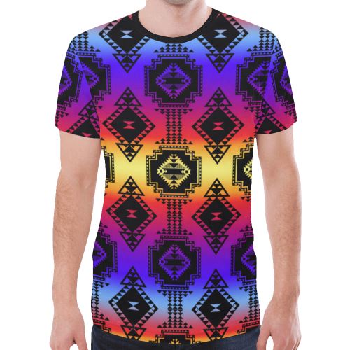 Gathering Sunset New All Over Print T-shirt for Men (Model T45) New All Over Print T-shirt for Men (T45) e-joyer