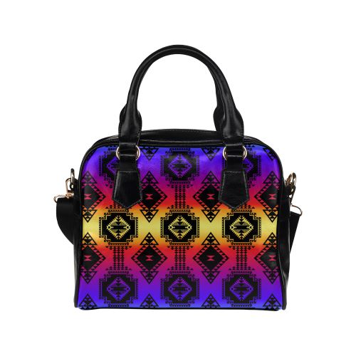 Gathering Sunset Shoulder Handbag (Model 1634) Shoulder Handbags (1634) e-joyer
