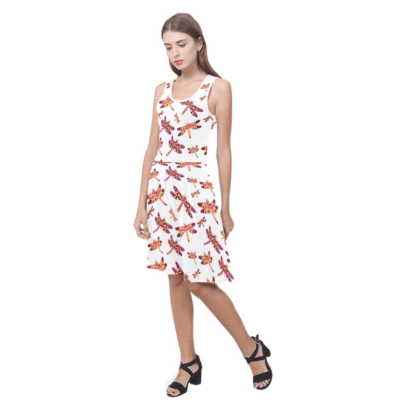 Gathering White Atalanta Sundress (Model D04) Atalanta Sundress (D04) e-joyer