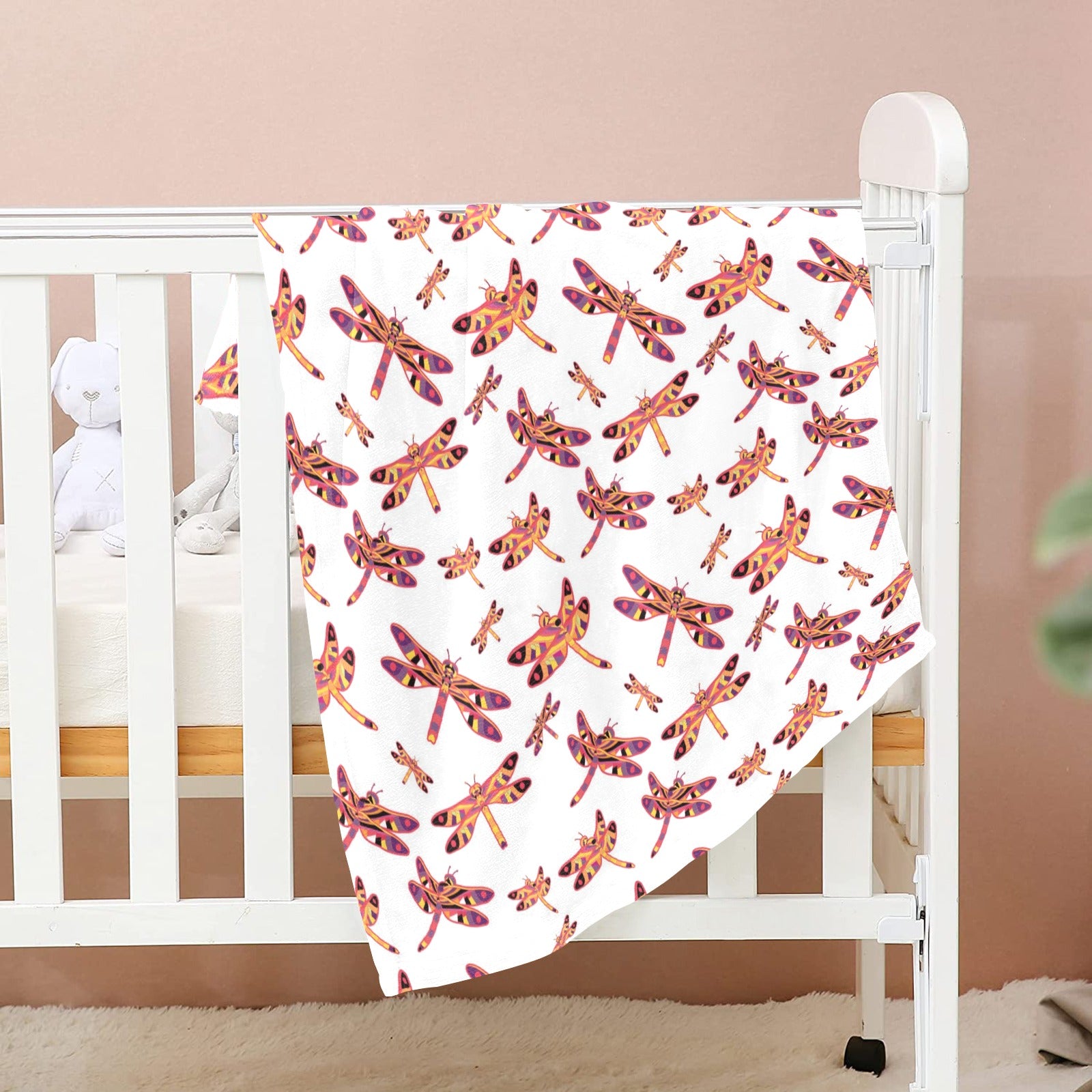 Gathering White Baby Blanket 30"x40" Baby Blanket 30"x40" e-joyer