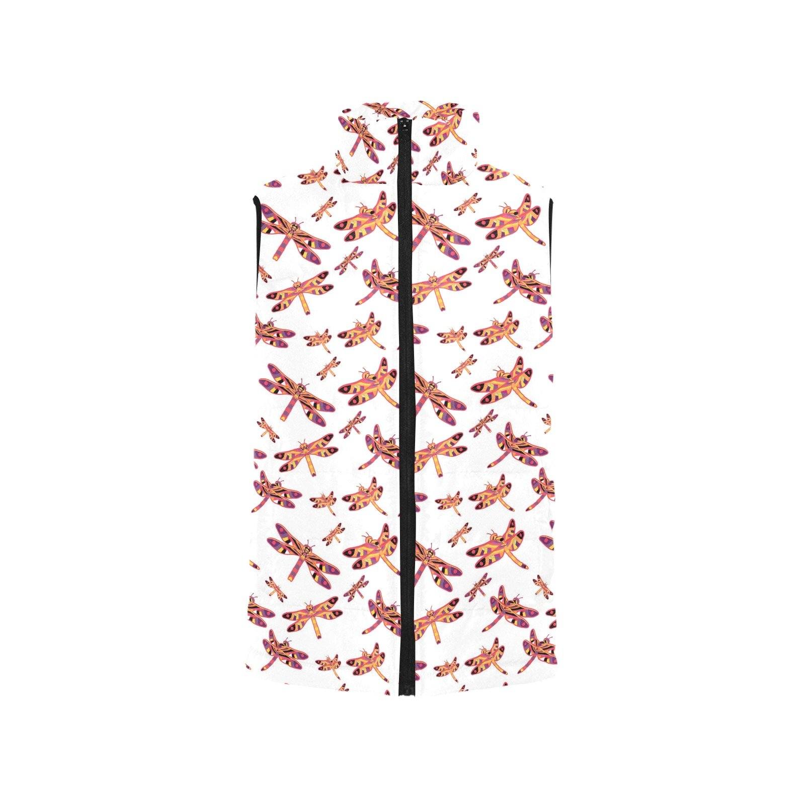 Gathering White Women's Padded Vest Jacket (Model H44) Women's Padded Vest Jacket (H44) e-joyer