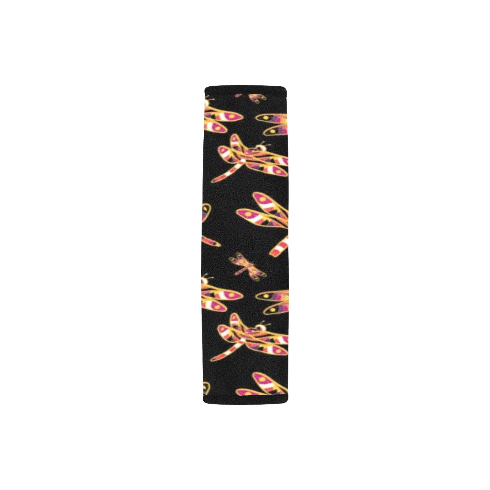 Gathering Yellow Black Car Seat Belt Cover 7''x12.6'' (Pack of 2) Car Seat Belt Cover 7x12.6 (Pack of 2) e-joyer