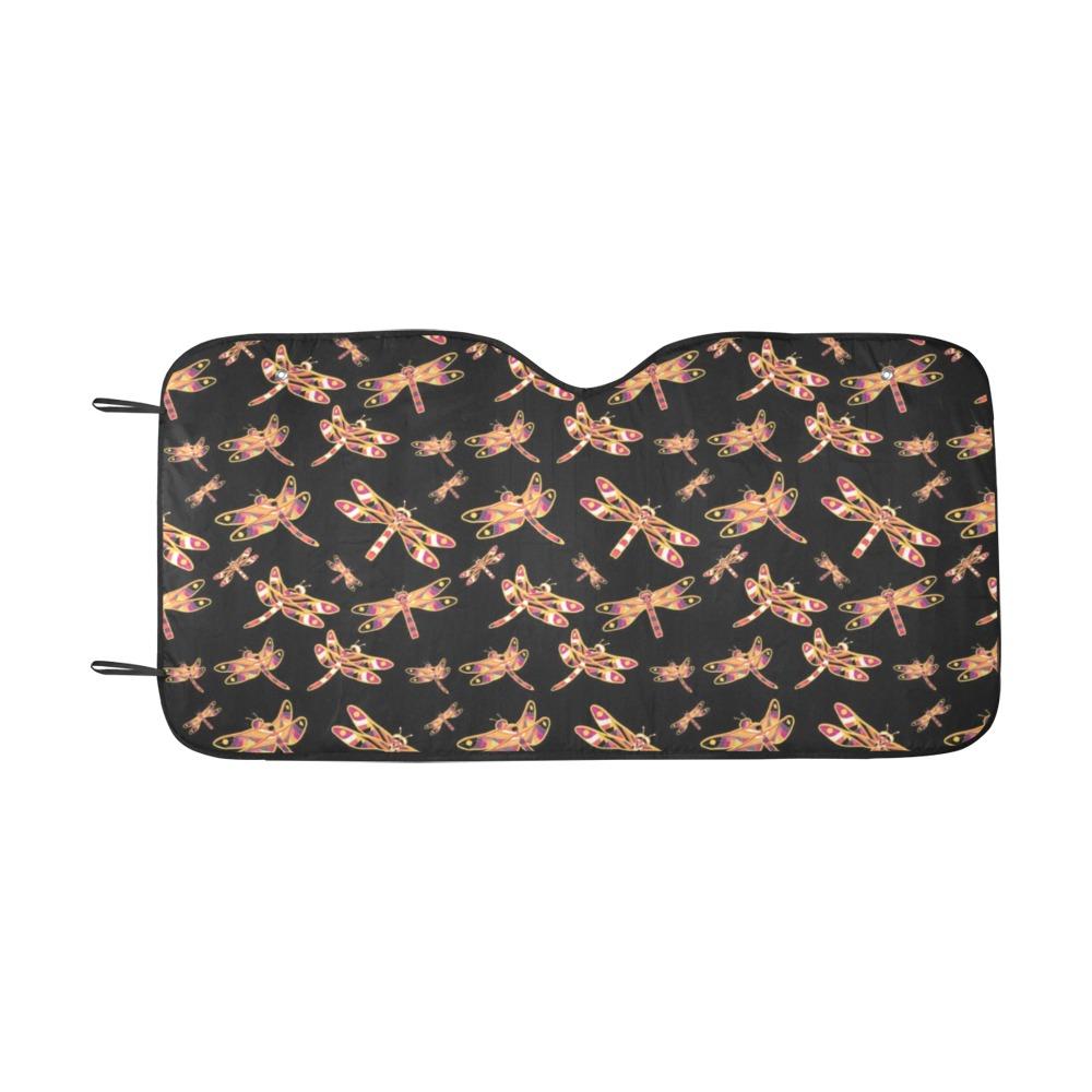 Gathering Yellow Black Car Sun Shade 55"x30" Car Sun Shade e-joyer