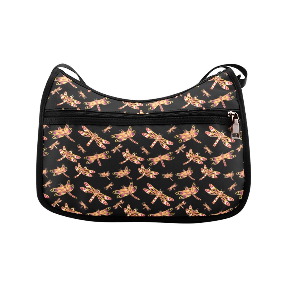 Gathering Yellow Black Crossbody Bags (Model 1616) Crossbody Bags (1616) e-joyer