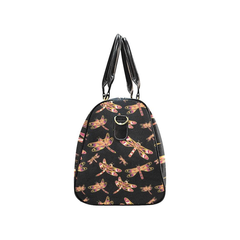 Gathering Yellow Black New Waterproof Travel Bag/Small (Model 1639) bag e-joyer