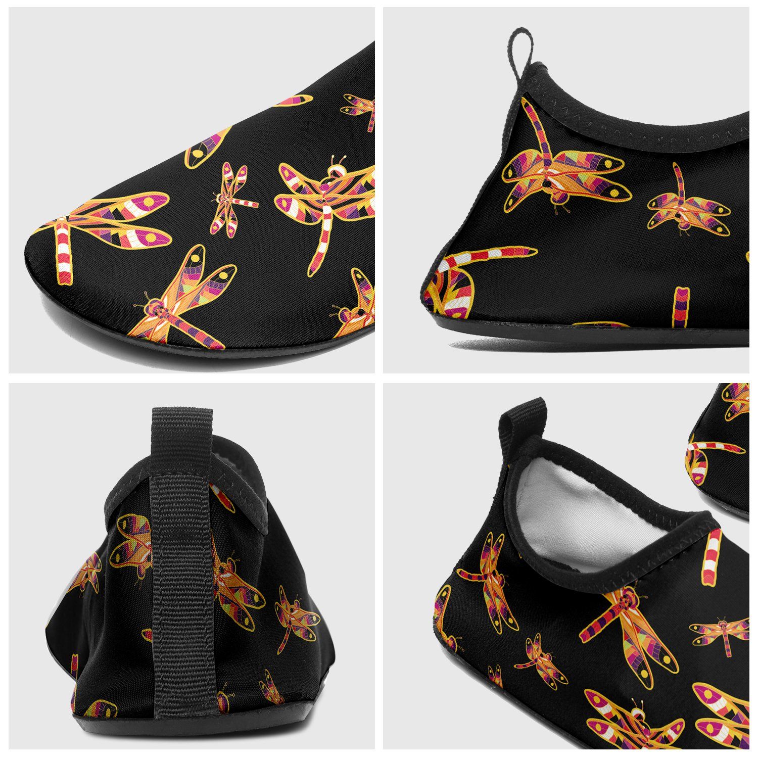Gathering Yellow Black Sockamoccs Slip On Shoes Herman