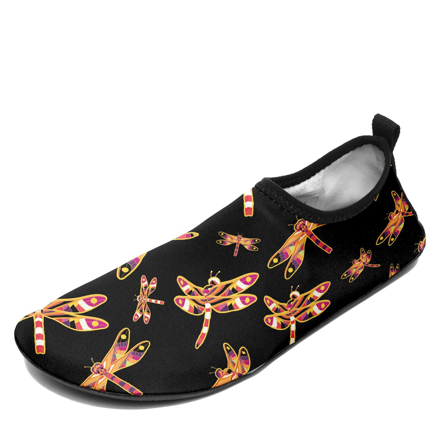 Gathering Yellow Black Sockamoccs Slip On Shoes Herman