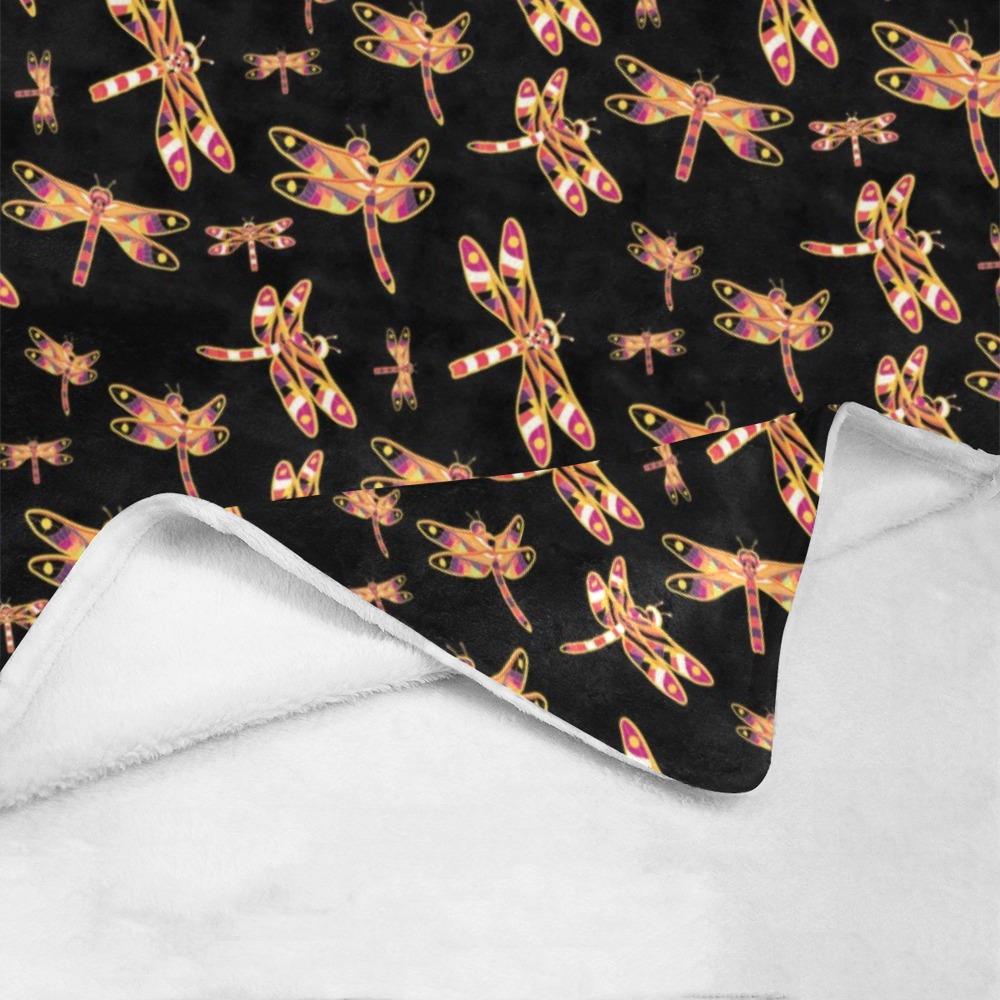 Gathering Yellow Black Ultra-Soft Micro Fleece Blanket 40"x50" Ultra-Soft Blanket 40''x50'' e-joyer