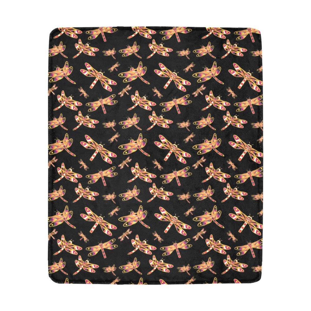 Gathering Yellow Black Ultra-Soft Micro Fleece Blanket 50"x60" Ultra-Soft Blanket 50''x60'' e-joyer