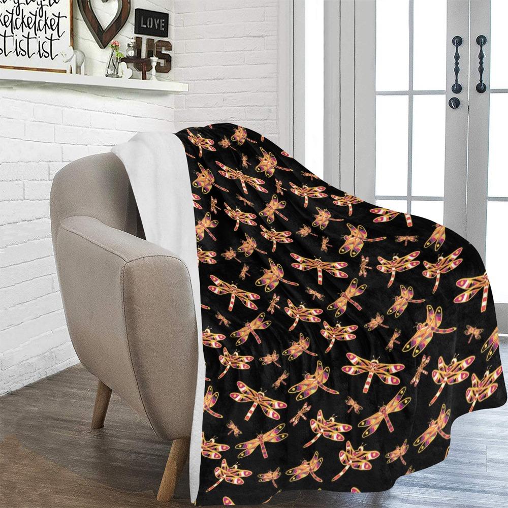 Gathering Yellow Black Ultra-Soft Micro Fleece Blanket 60"x80" Ultra-Soft Blanket 60''x80'' e-joyer