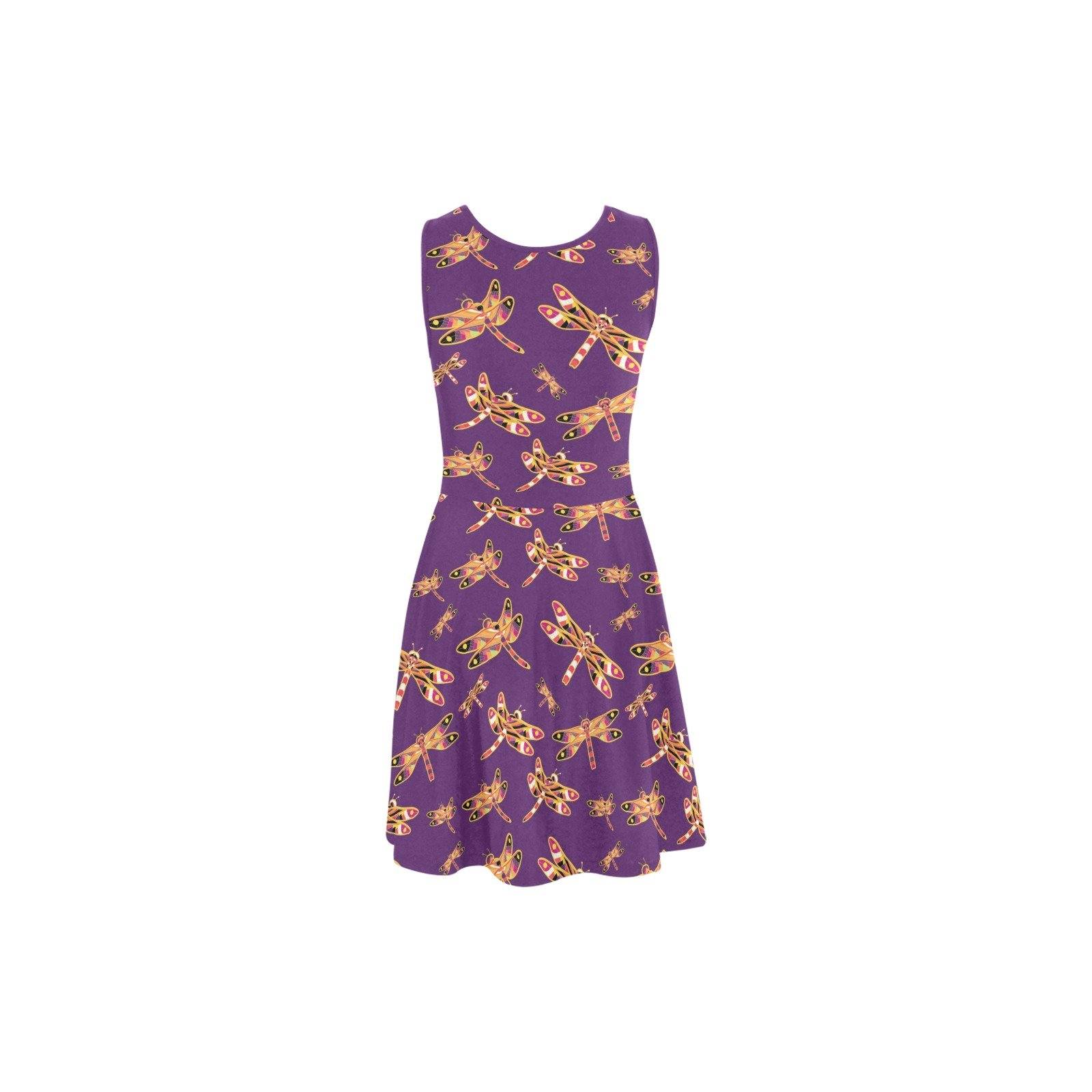 Gathering Yellow Purple Atalanta Sundress (Model D04) Atalanta Sundress (D04) e-joyer