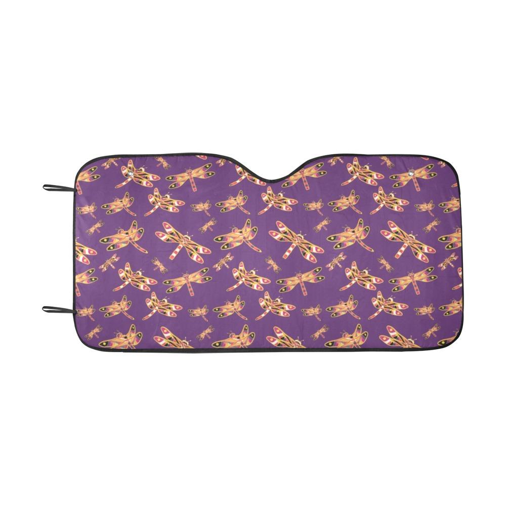 Gathering Yellow Purple Car Sun Shade 55"x30" Car Sun Shade e-joyer