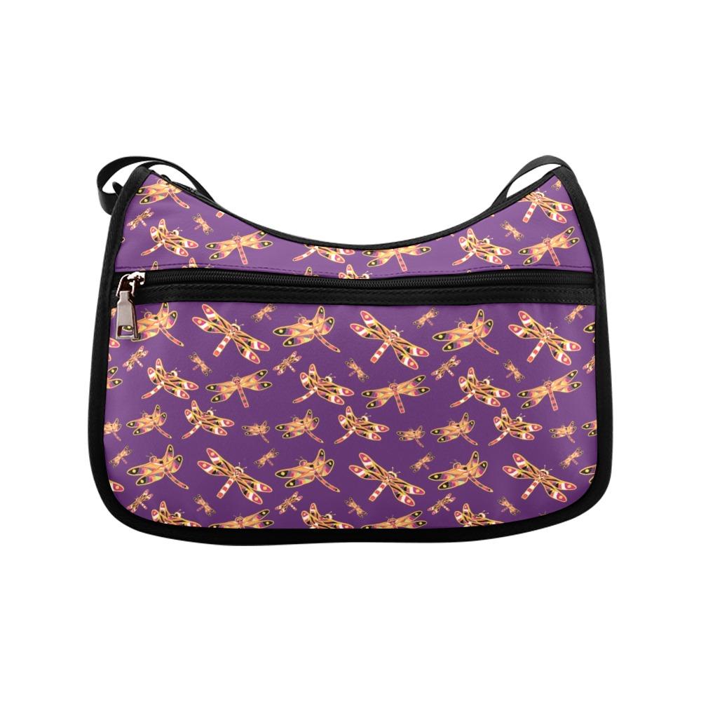 Gathering Yellow Purple Crossbody Bags (Model 1616) Crossbody Bags (1616) e-joyer