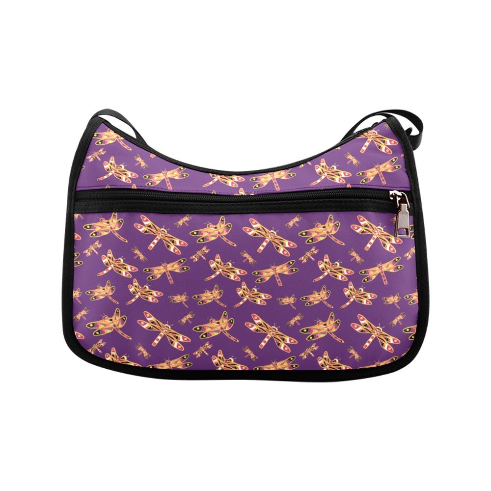 Gathering Yellow Purple Crossbody Bags (Model 1616) Crossbody Bags (1616) e-joyer