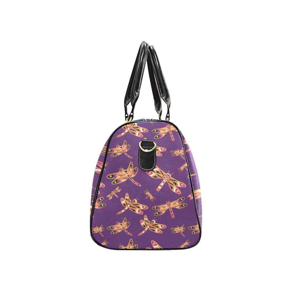 Gathering Yellow Purple New Waterproof Travel Bag/Small (Model 1639) bag e-joyer