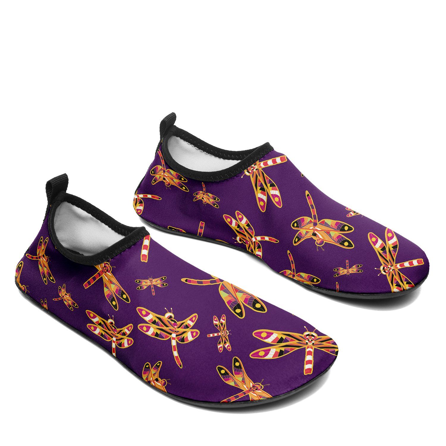 Gathering Yellow Purple Sockamoccs Slip On Shoes Herman