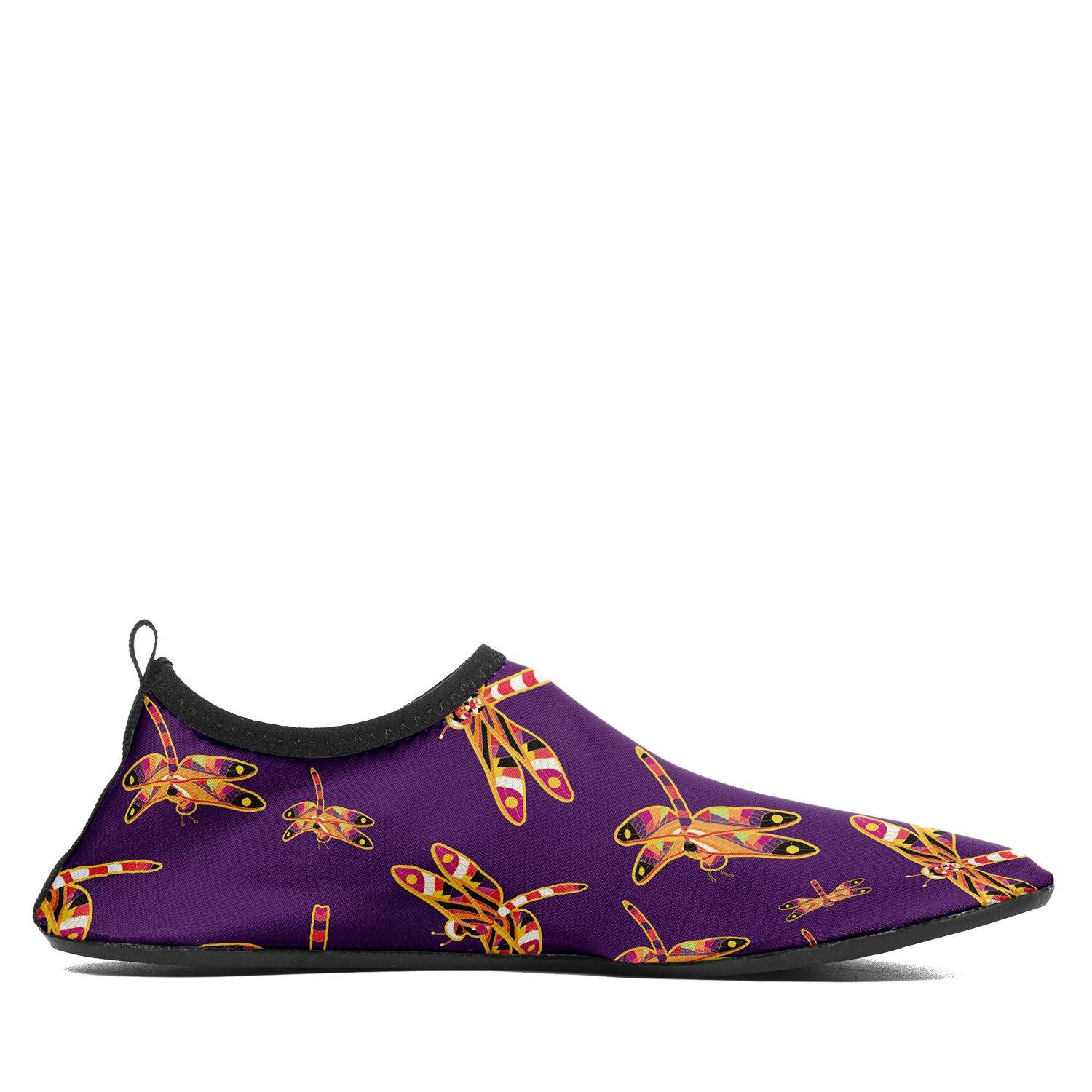 Gathering Yellow Purple Sockamoccs Slip On Shoes Herman