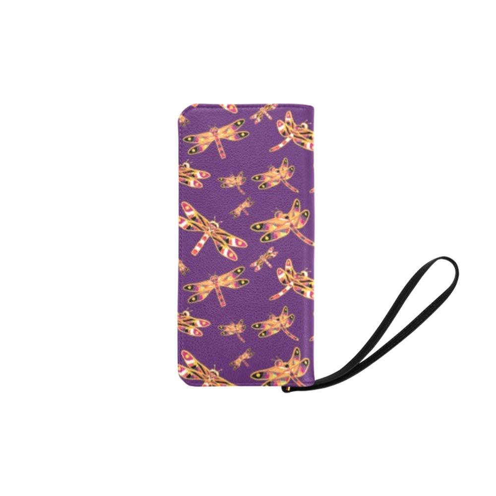 Gathering Yellow Purple Women's Clutch Purse (Model 1637) Women's Clutch Purse (1637) e-joyer