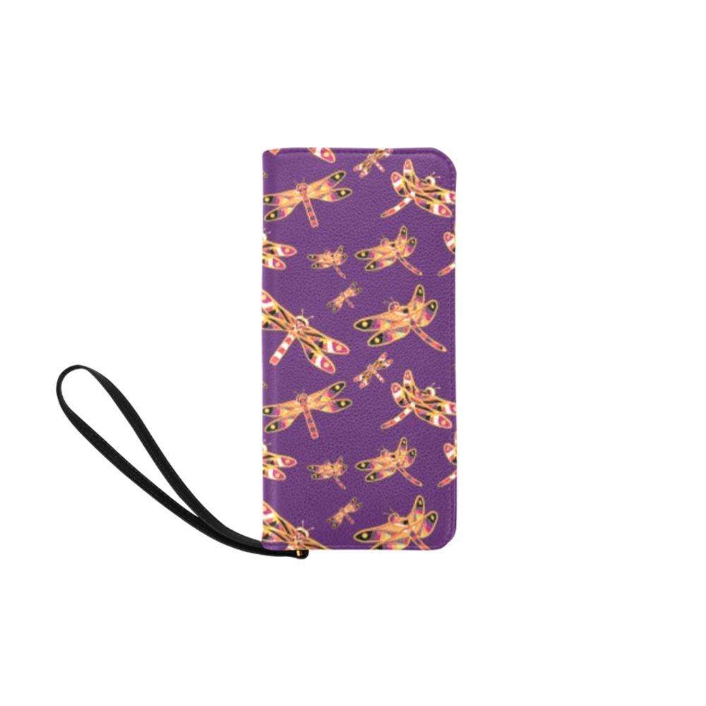 Gathering Yellow Purple Women's Clutch Purse (Model 1637) Women's Clutch Purse (1637) e-joyer