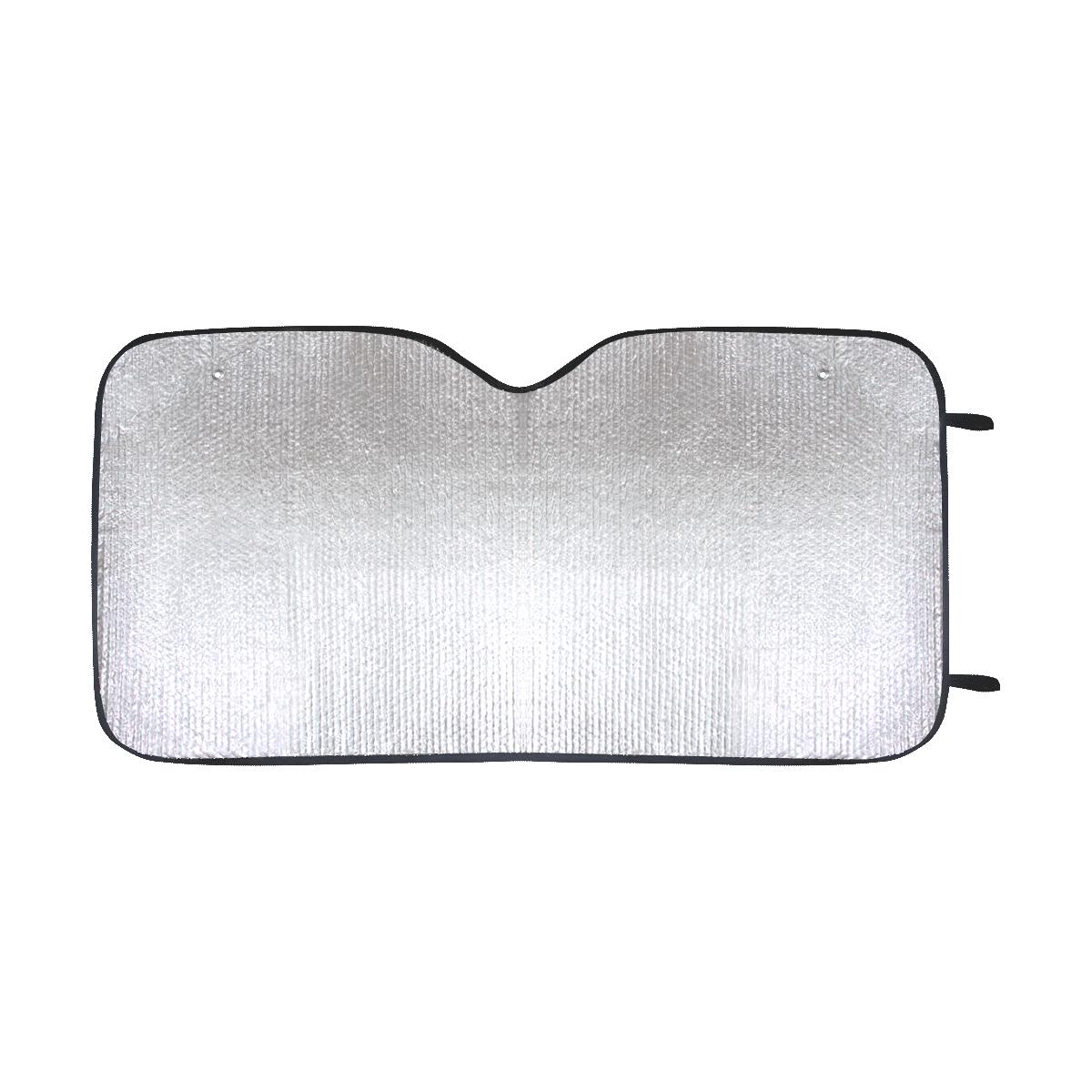 Geometric Floral Fall-Gray Car Sun Shade 55"x30" Car Sun Shade e-joyer