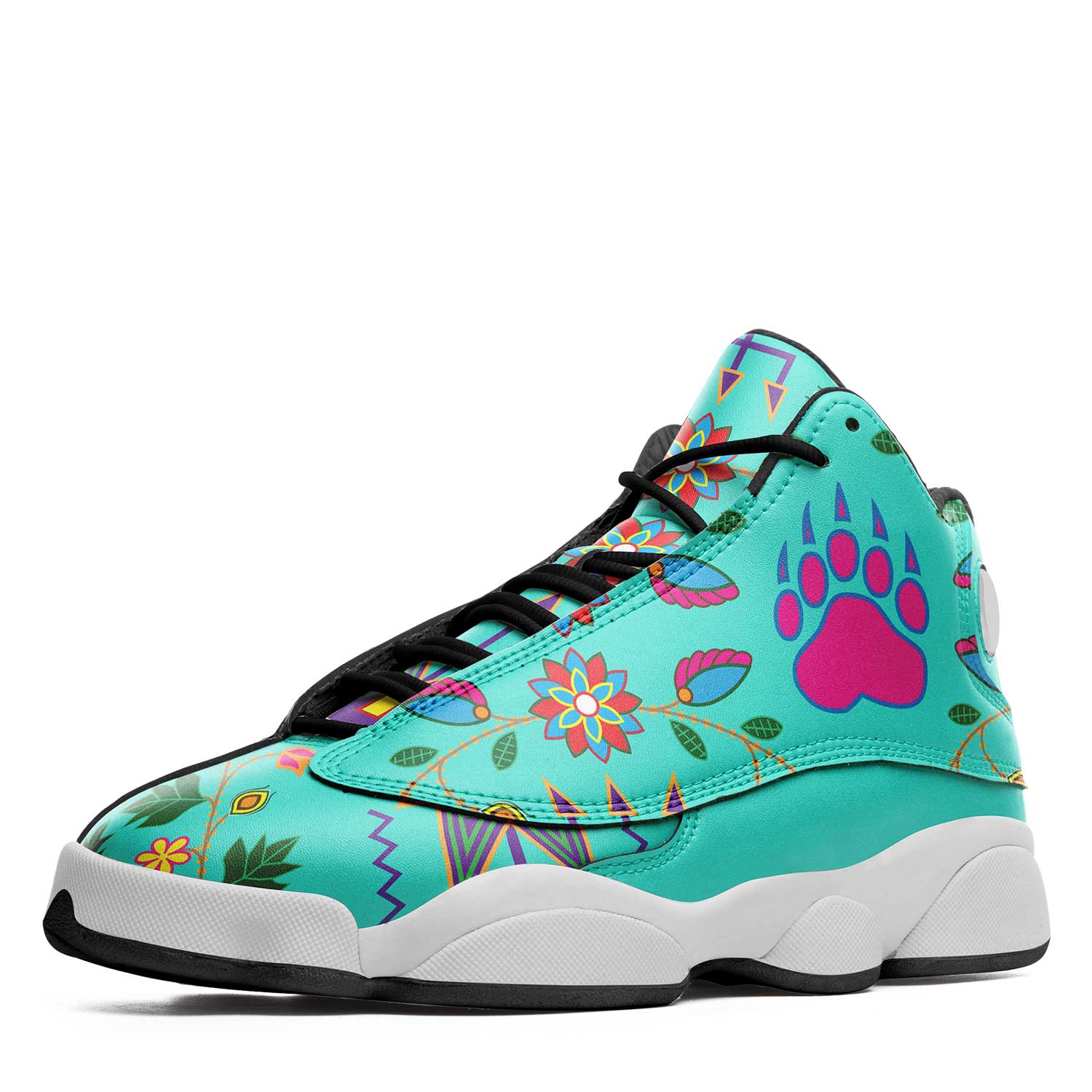Geometric Floral Fall Sky Isstsokini Athletic Shoes Herman
