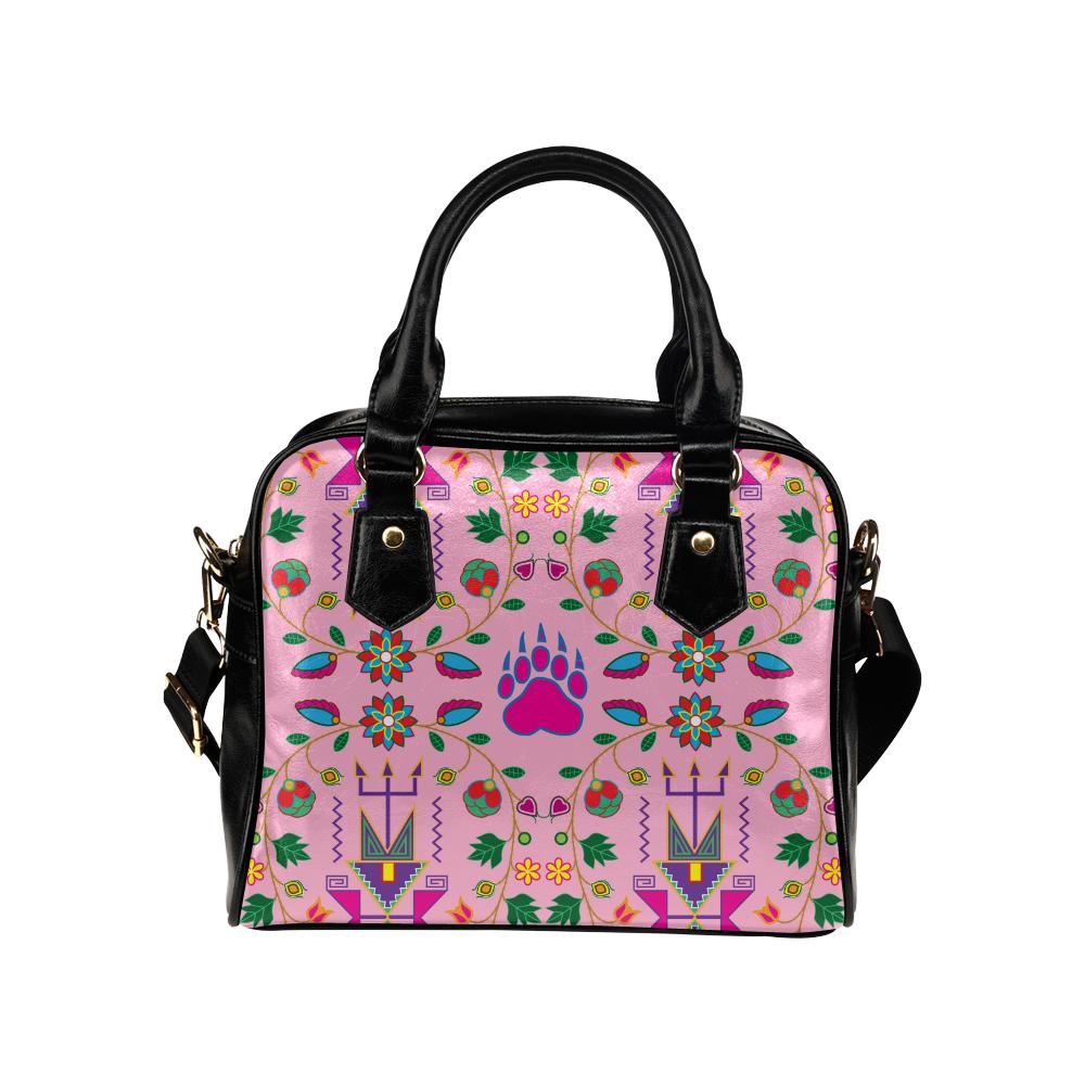 Geometric Floral Fall-Sunset Shoulder Handbag (Model 1634) Shoulder Handbags (1634) e-joyer