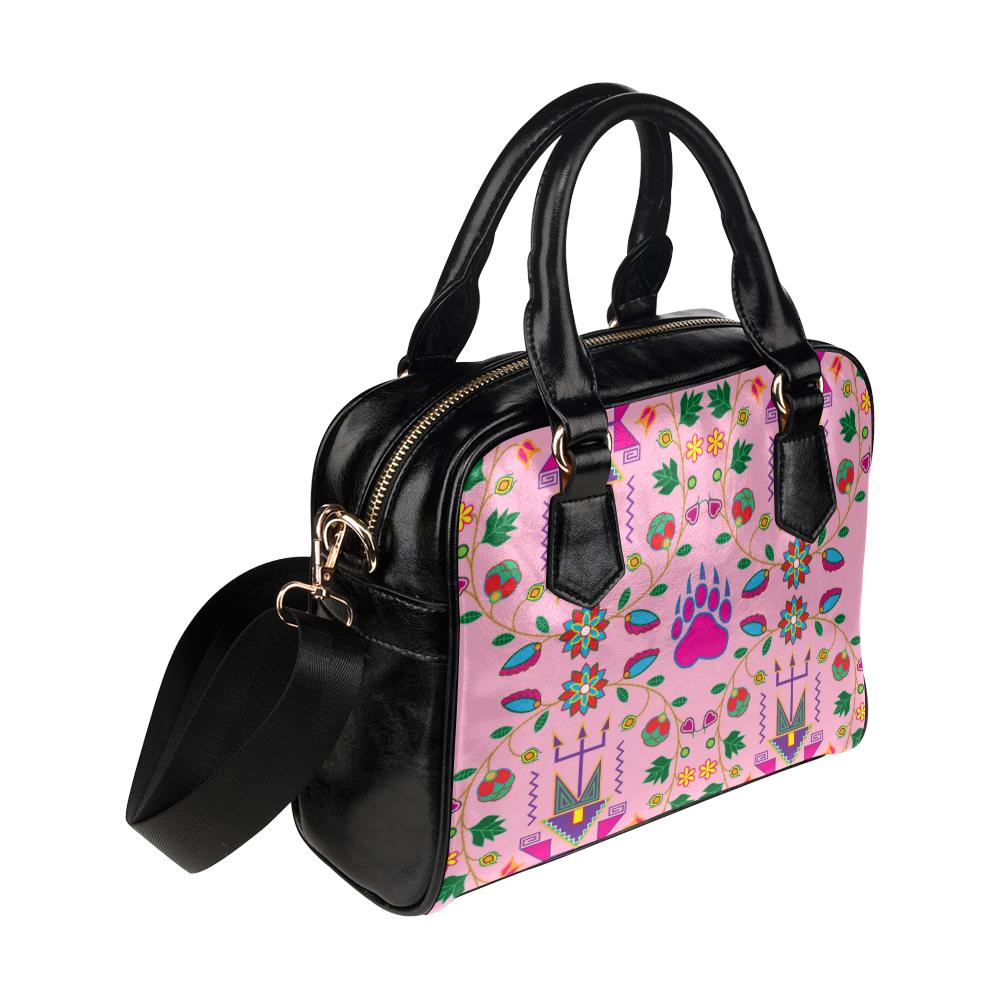 Geometric Floral Fall-Sunset Shoulder Handbag (Model 1634) Shoulder Handbags (1634) e-joyer