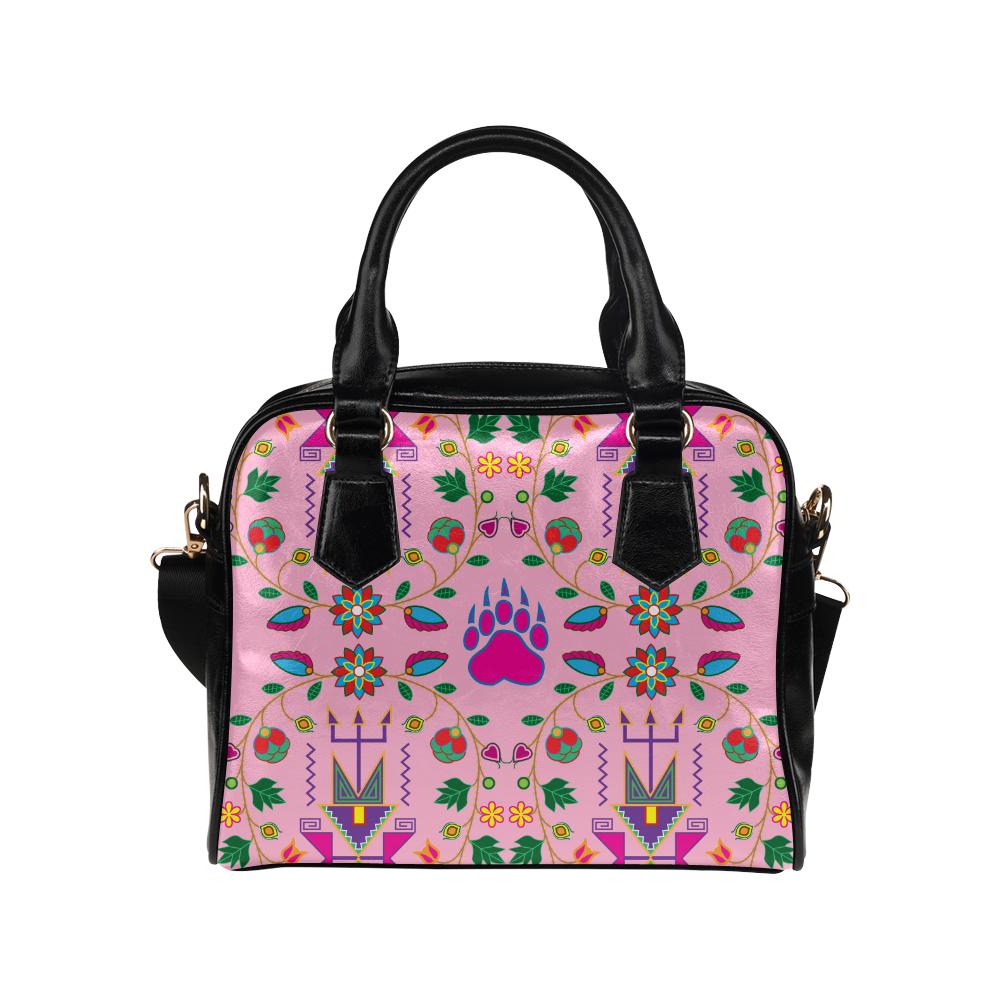 Geometric Floral Fall-Sunset Shoulder Handbag (Model 1634) Shoulder Handbags (1634) e-joyer