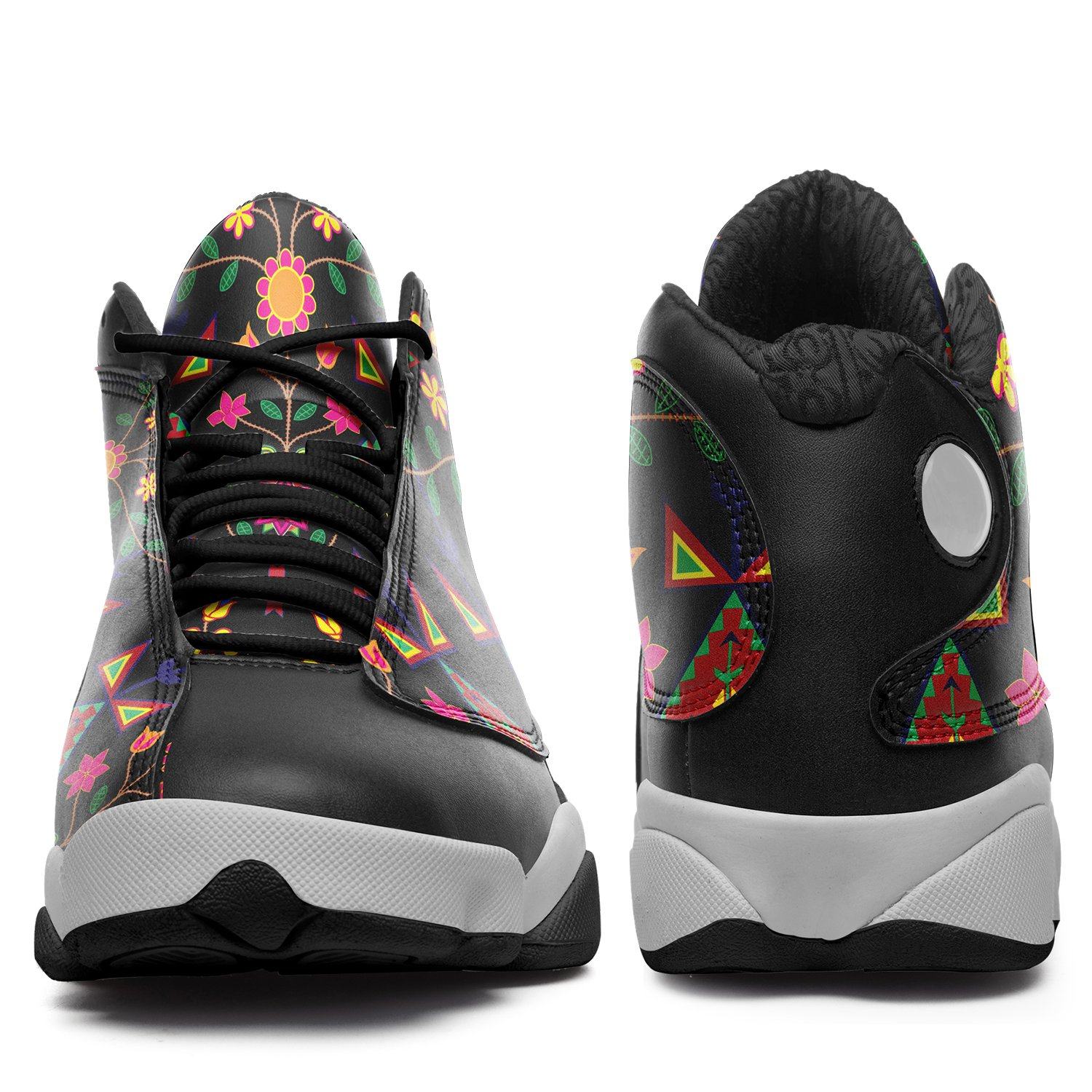 Geometric Floral Spring Black Isstsokini Athletic Shoes Herman