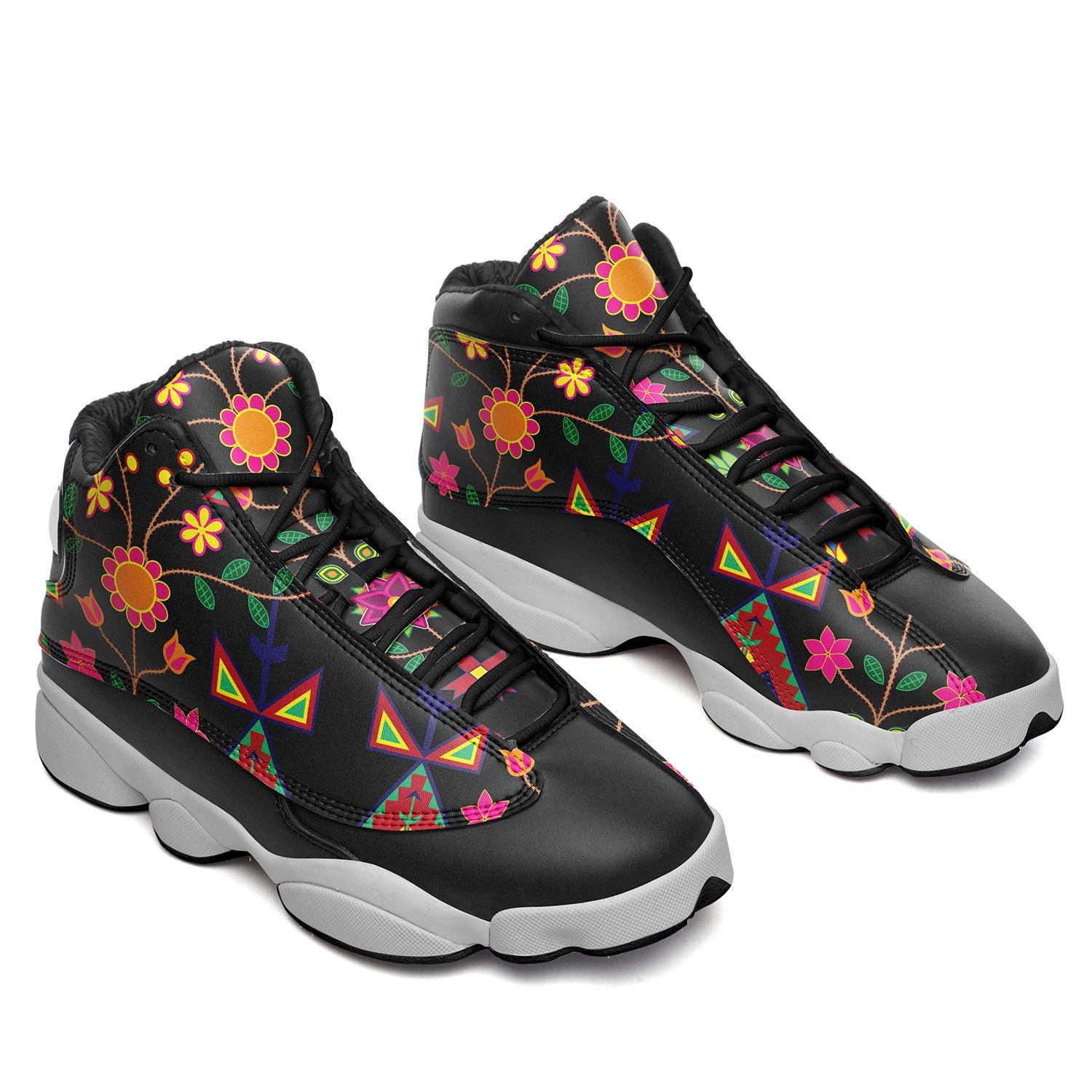 Geometric Floral Spring Black Isstsokini Athletic Shoes Herman