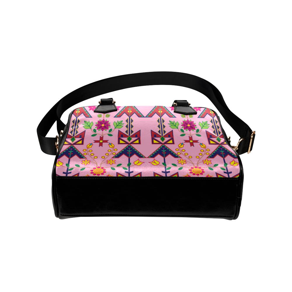Geometric Floral Spring-Sunset Shoulder Handbag (Model 1634) Shoulder Handbags (1634) e-joyer
