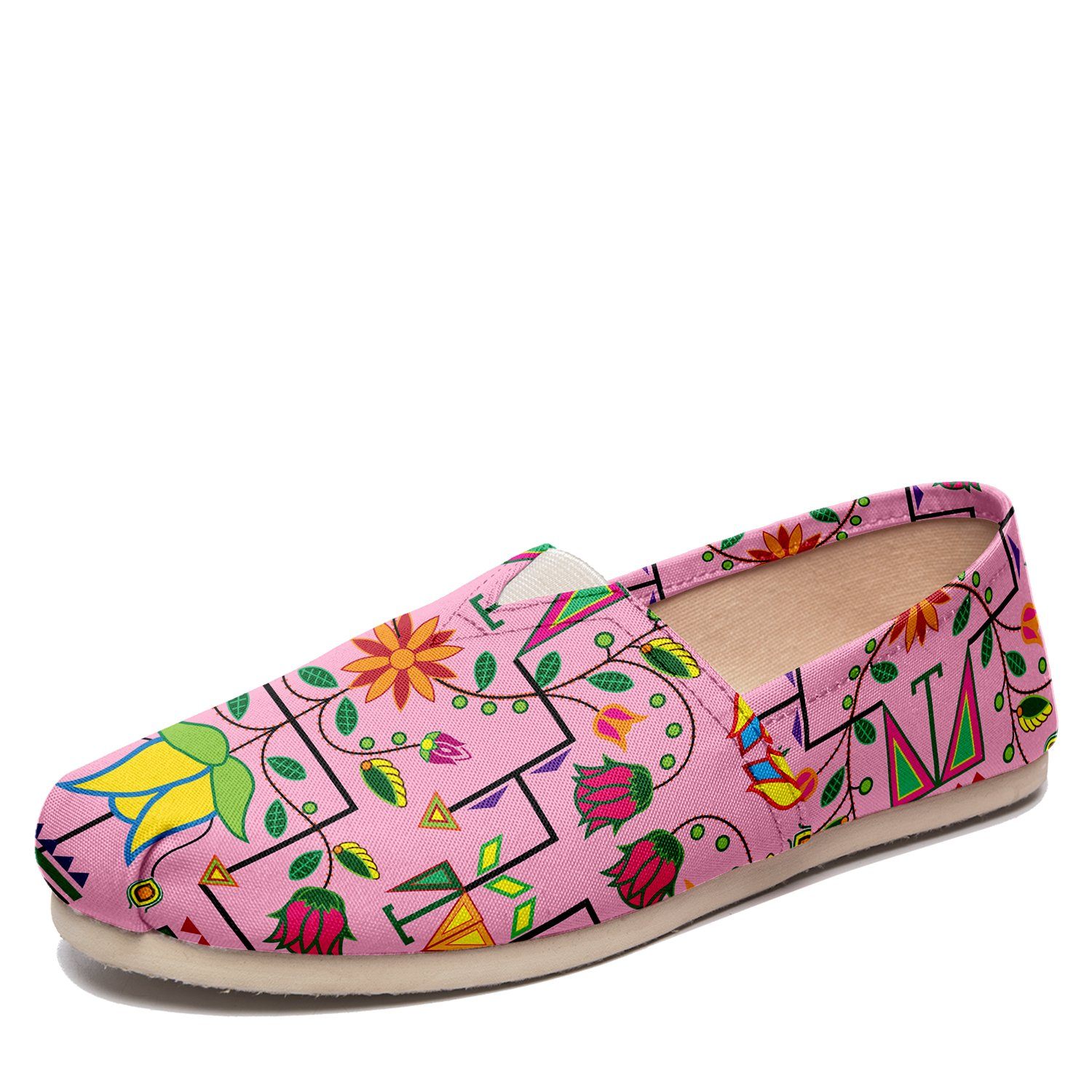 Geometric Floral Summer Sunset Casual Unisex Slip On Shoe Herman
