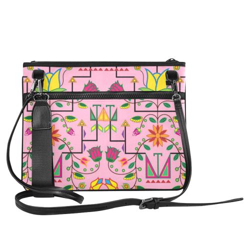 Geometric Floral Summer-Sunset Slim Clutch Bag (Model 1668) Slim Clutch Bags (1668) e-joyer