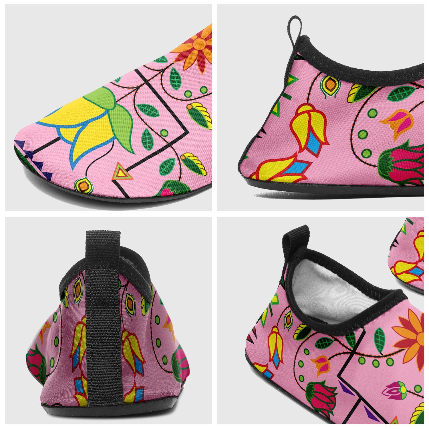 Geometric Floral Summer Sunset Sockamoccs Slip On Shoes 49 Dzine