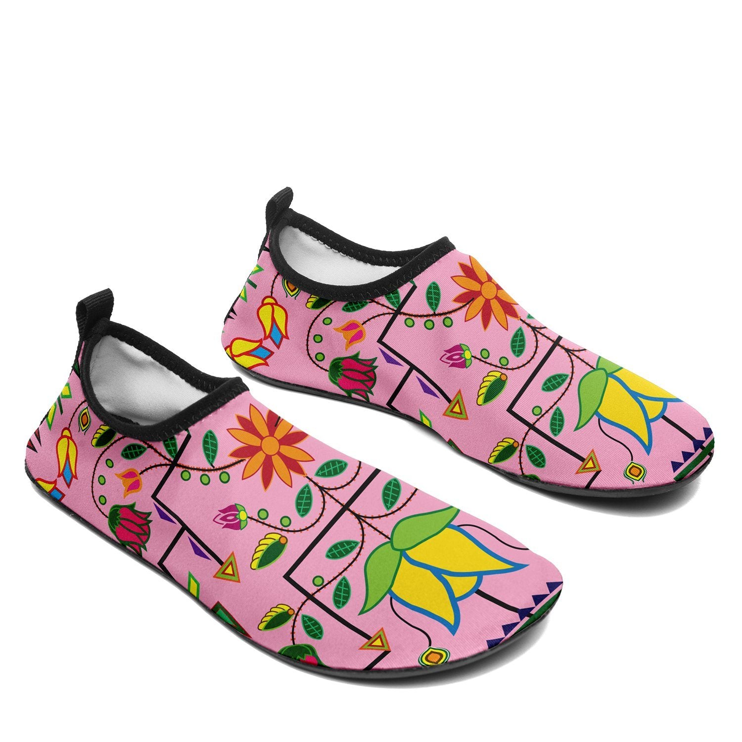 Geometric Floral Summer Sunset Sockamoccs Slip On Shoes 49 Dzine