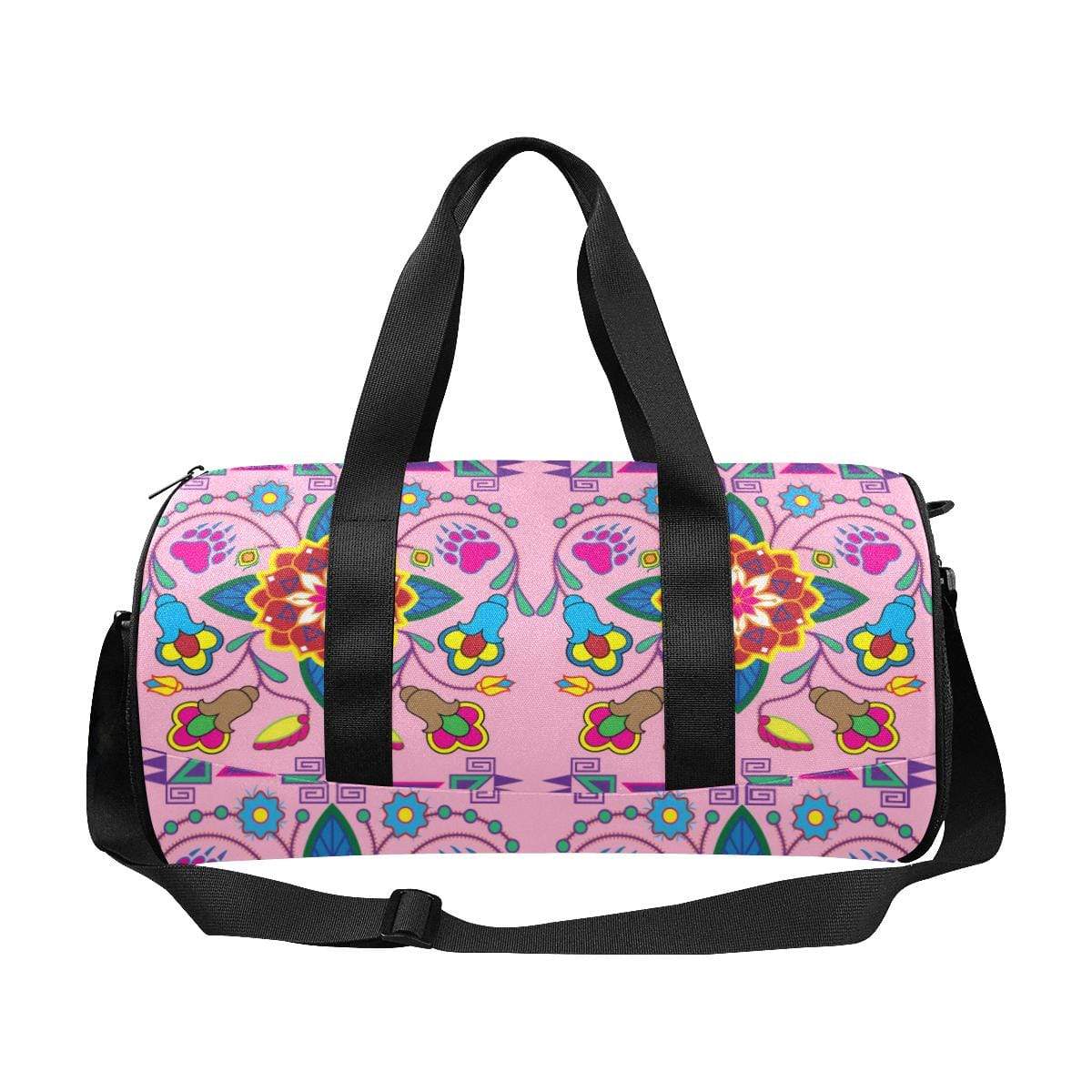 Geometric Floral Winter - Sunset Duffle Bag (Model 1679) Duffle Bag (1679) e-joyer