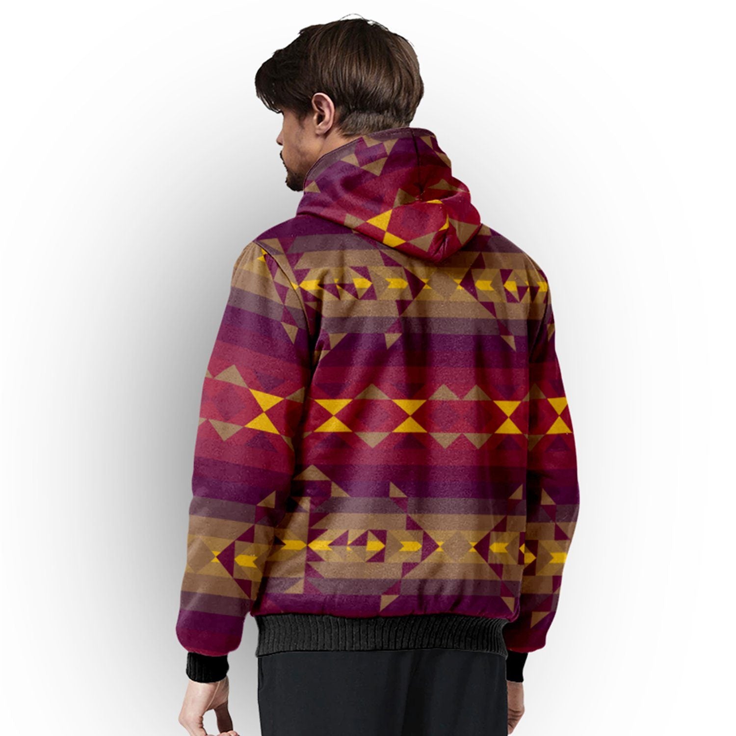 Gold Wool Sherpa Hoodie hoodie Herman