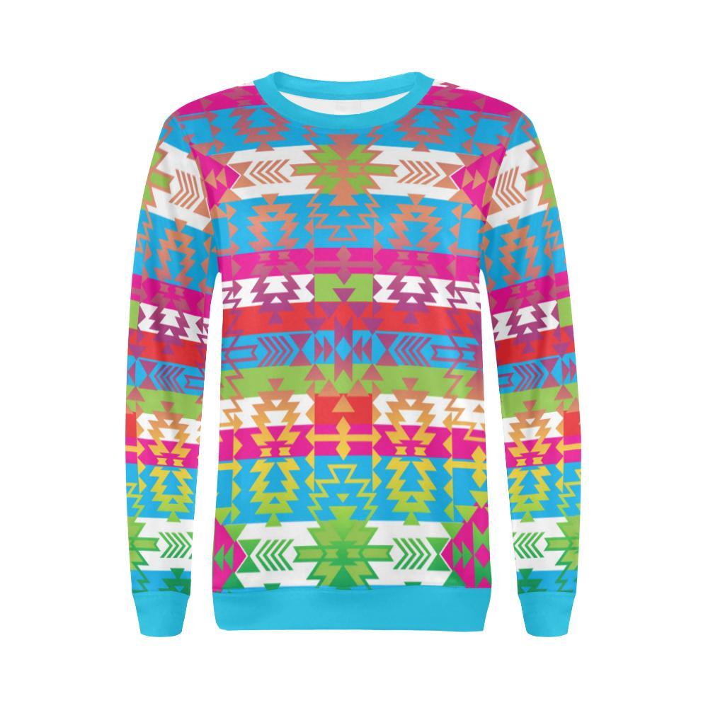 Grand Entry All Over Print Crewneck Sweatshirt for Women (Model H18) Crewneck Sweatshirt for Women (H18) e-joyer