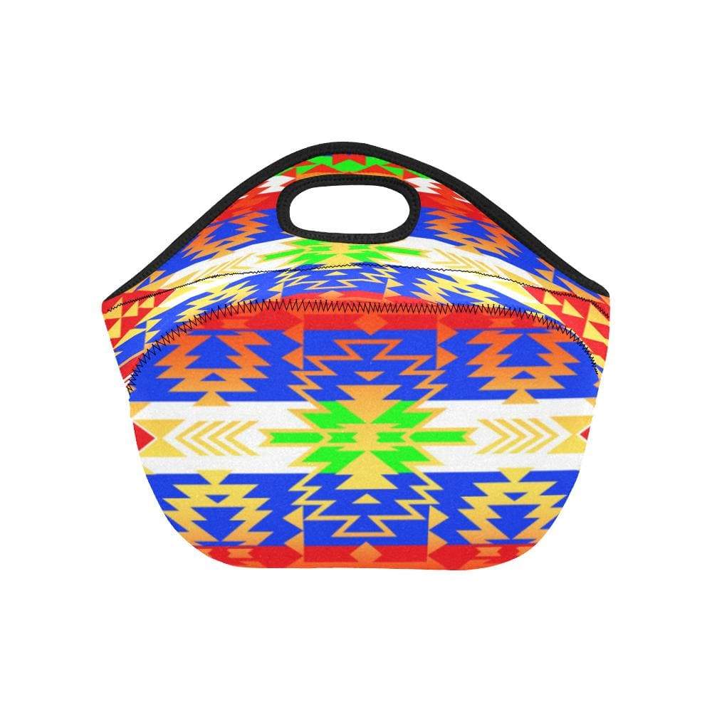 Grand Entry Traditional Neoprene Lunch Bag/Small (Model 1669) Neoprene Lunch Bag/Small (1669) e-joyer