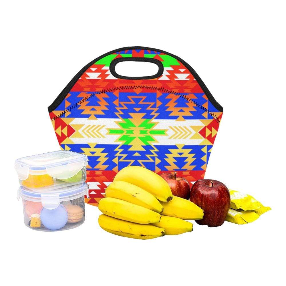 Grand Entry Traditional Neoprene Lunch Bag/Small (Model 1669) Neoprene Lunch Bag/Small (1669) e-joyer