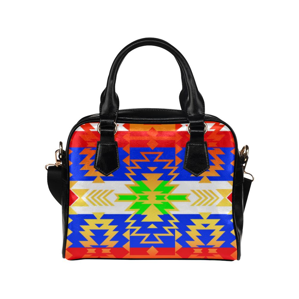 Grand Entry Traditional Shoulder Handbag (Model 1634) Shoulder Handbags (1634) e-joyer