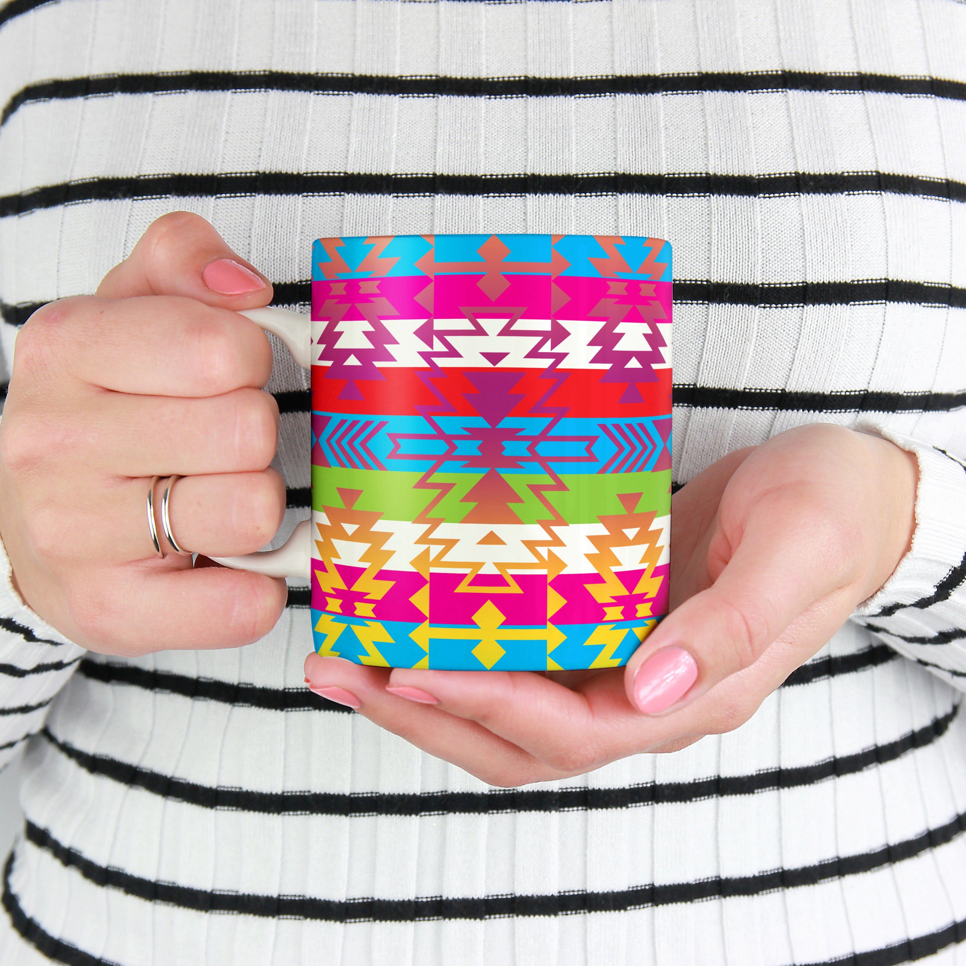 Grand Entry White Mug(11OZ) White Mug e-joyer